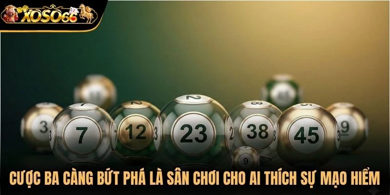 Cược ba càng bứt phá là sân chơi dành cho những ai thích sự mạo hiểm